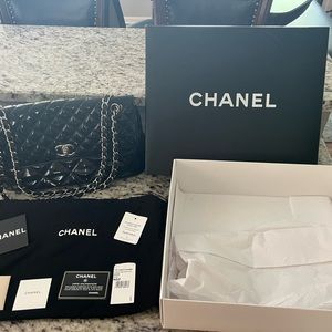 Chanel bag - Jumbo - lots of space/bust bag/box/cards